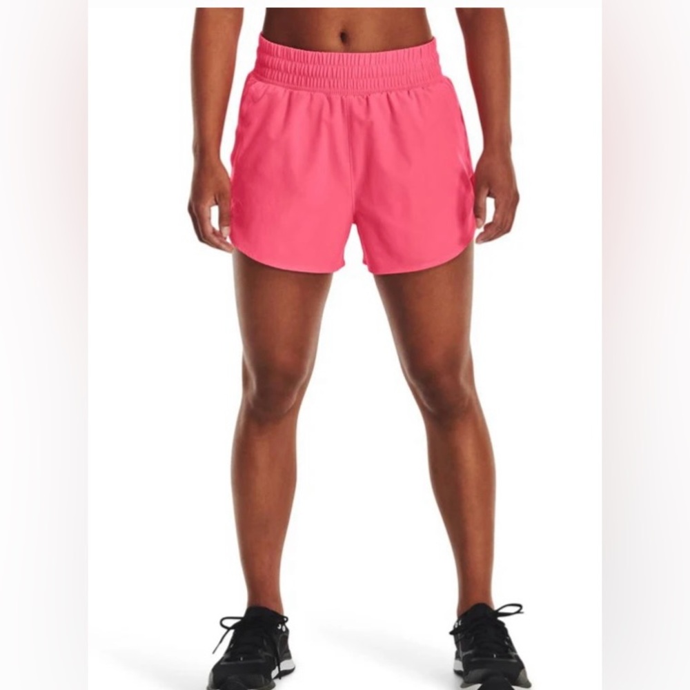 Hot pink under armour shorts